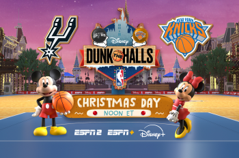 Disney, ESPN, and the NBA Team Up to Present &lsquo;Dunk the Halls&rsquo; &ndash; the First Real-Time, Animated NBA Game